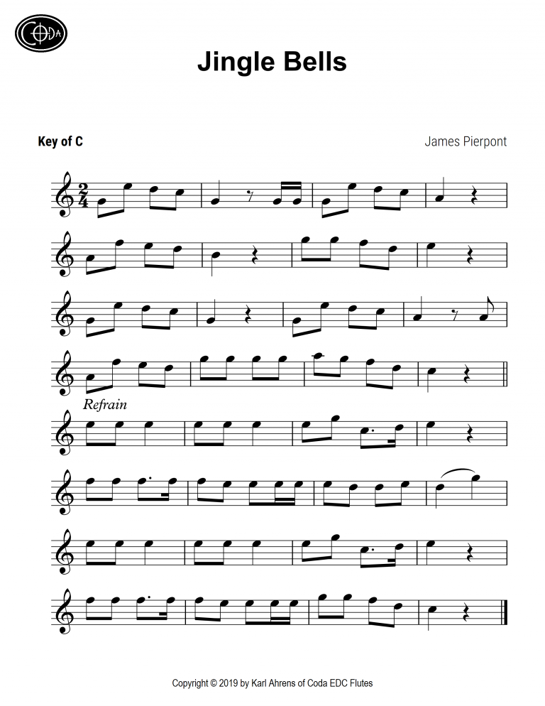 Jingle Bells Coda EDC Flutes