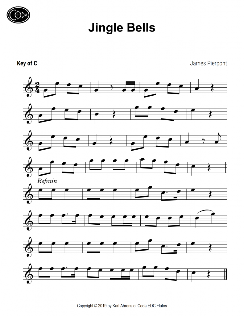 Jingle Bells Coda EDC Flutes