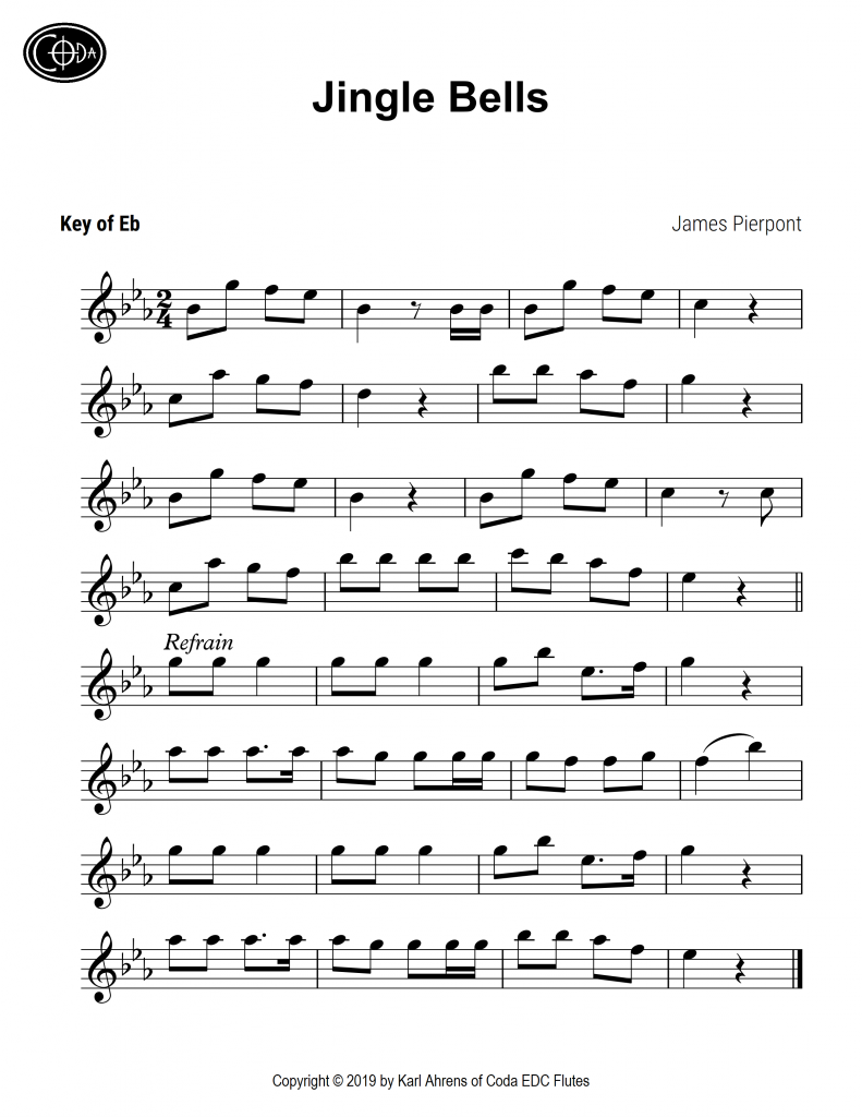 Jingle Bells Coda EDC Flutes